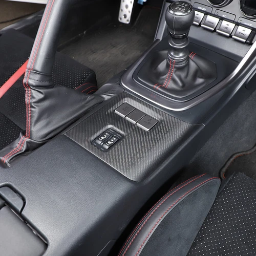 Juego de cubiertas de tablero interior de fibra de carbono real mate para GR86 BRZ 2022-2025 - Imagen 3 de 44
