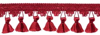 Basic Rand Kollektion, Stil TFC0225, Farbe E13 - Kirschrot [4.6M]
