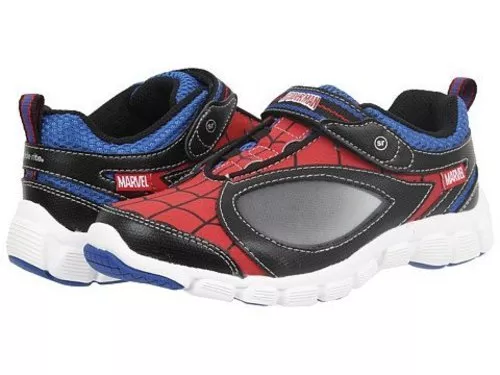 Stride rite spider man light hot sale up shoes