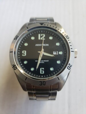 Armitron 20/5481SV 43mm Men's Quarts Luminous Watch