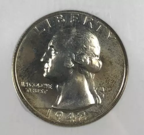 1942 Washington Quarter. .25. NGC PR66. Original Proof Surface.