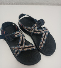YOUTH CHACO SANDAL Size 4 Strappy Blue Orange White