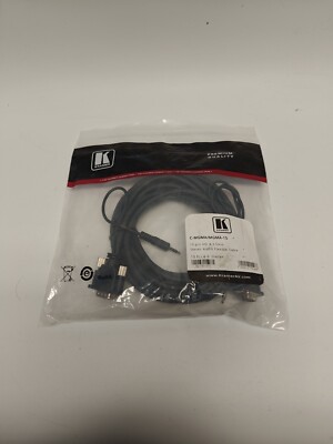 Kramer C-MGMA/MGMA- 15ft Molded 15-pin HD(Male-Male) Flexible Cable with Audio