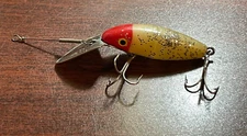 Vintage Red and White Cisco Kid Wood Body Fishing Lure Circa 1960’s