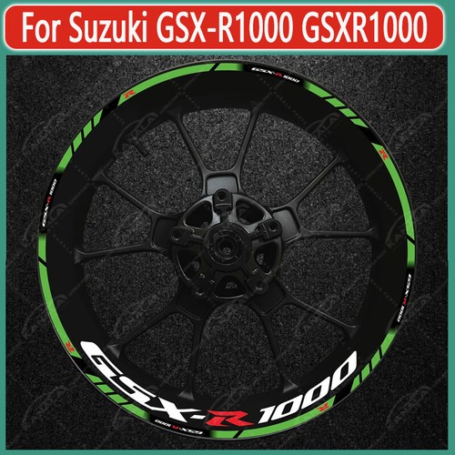 17inch Rim Wheel Decal Sticker Reflective Waterproof For Suzuki GSX-R1000 NEW - Picture 12 of 28