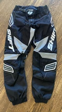 Shift Racing Assault Off-Road MX Motocross Pants Black/Grey size YOUTH 28 Y28