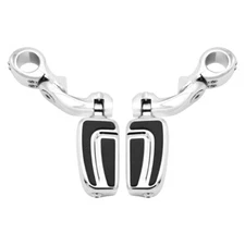 32mm 1-1/4" Highway Bar Footpegs Chrome For Harley CVO / Road / Electra Glide US