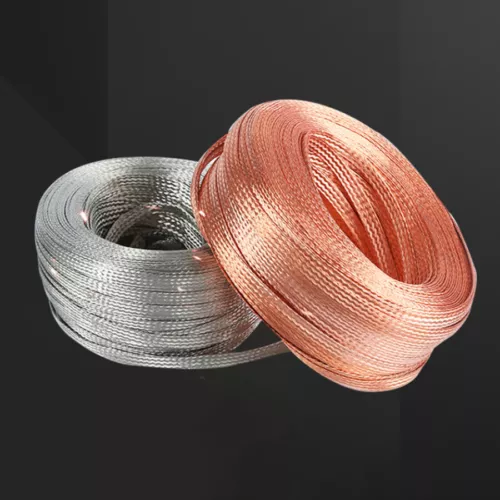 Nastro di massa rame + passacavo rete di rame 2,5 mm² 4 mm² 6 mm² - 50 mm² nastro di rame - Foto 9 di 10
