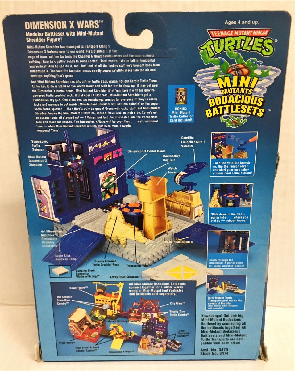 Teenage Mutant Ninja Turtles Mini Mutants Dimension X Wars | eBay