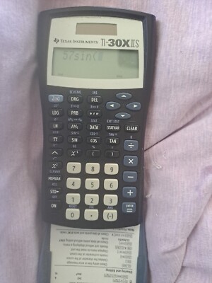 Texas Instruments Ti 30x Is Scientific Calculator With Case Ebay 