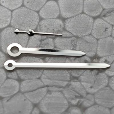 10x14x4.5 Polished Silver Long Arrow Shape Watch Hand for 1L45 Quartz Movement
