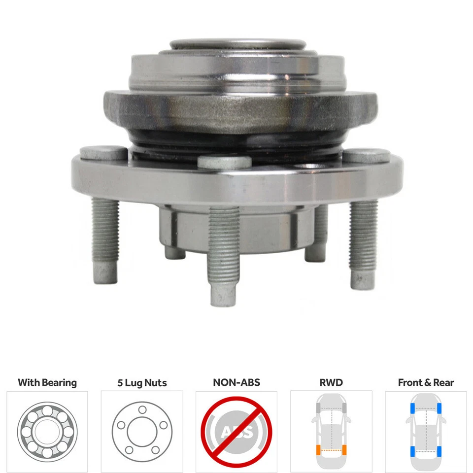 Kit de buje de rueda para Pontiac Solstice Base 2006-2008 Foto 2 de 4