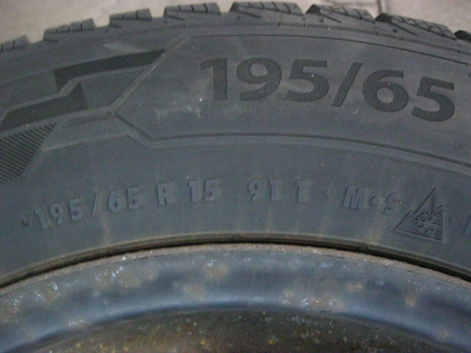 Winterräder Kompletträder Räder Renault Megane IV 4  6Jx15 Et35 195/65R15 91T - Bild 3 von 4