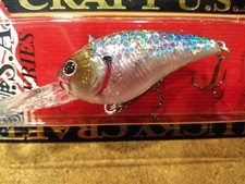 LUCKY CRAFT LC1.OD-7 2-1/8" 3/8OZ "ZEBRA MS GHOST" Bass Fishing Lure Crankbait