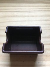 Vintage 1970s Gessner Sugar Brown PACKET Holder Caddy Made in USA 3-1/4"