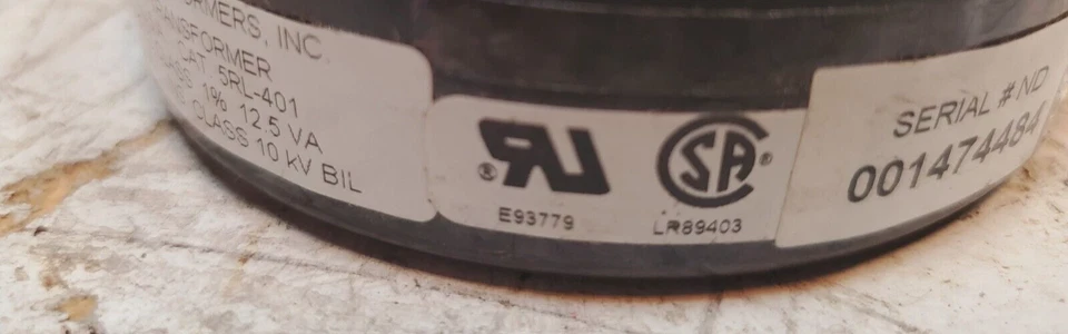 RU Current Transformer 001474484 | E93779 | LR89403 - Image 2 of 4