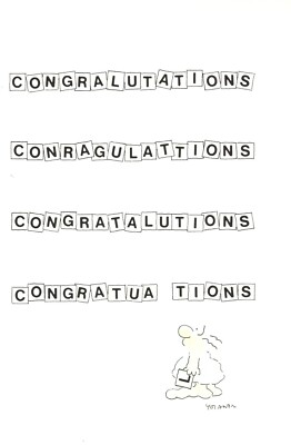 Funny Congratulations Are In Order Organized Theme Yolanda Nave Greeting Card