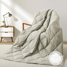 Natural down Fiiber Throw Blanket for Couch Bed Comforter Sofa Blanket Throw,Out