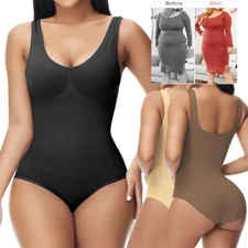 Women's Full Body Shaper Bodysuit Tummy Slimming Shapewear Underwear Tank Top AK