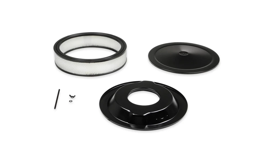 Mr. Gasket 9790BP Flat Black 14'' Competition Air Cleaner - Image 2 of 4