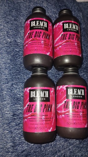 Big Pink 4 BLEACH LONDON HAIR DYE Colour in The Big Pink 5.07 FL OZ Each NWOB