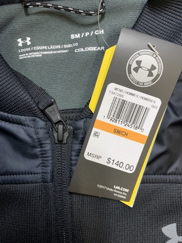 Under Armour ColdGear Storm black full zip jacket Men Size S 1347286-001 $140 - Picture 6 of 10