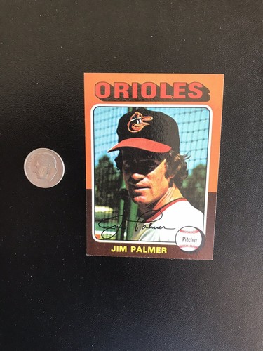1975 TOPPS MINI #335 JIM PALMER HOF BAL ORIOLES—TOUGH IN HIGH GRADE💥*** (tgcs)