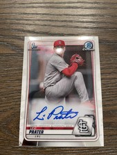 2020 Bowman Draft #CDA-LP Levi Prater Chrome Draft Pick Autographs