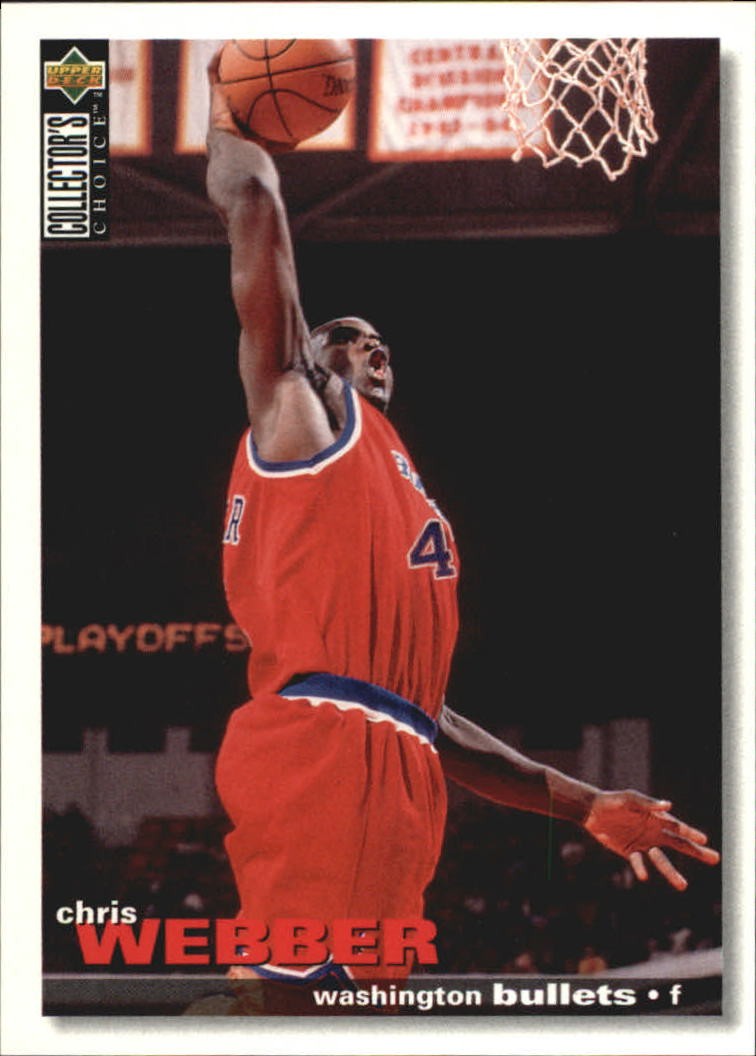 1995-96 Collector's Choice International German II #110 Chris Webber - BSK