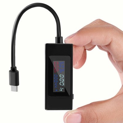 KWS065C Smart USB C Prüfgerät mit Echtzeit Kapazitätsmessungen