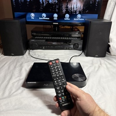 SEE VIDEO DEMO! Samsung BD-E5400 Blu-ray DVD Player HDMI WiFi Compact w Remote!