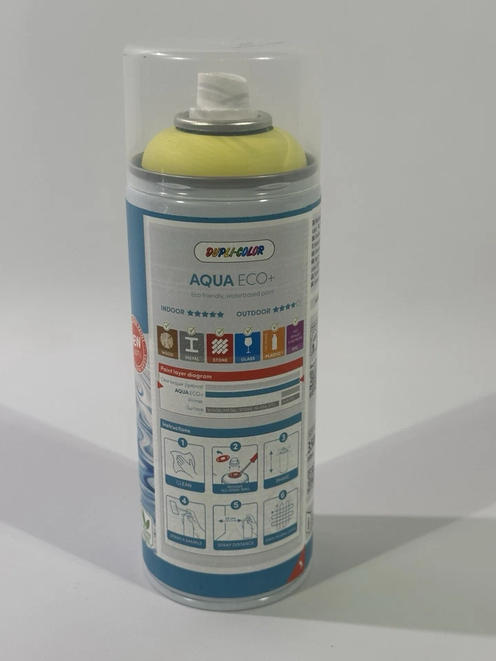 Dupli-Color 532085 Aqua-Lack 350 ml Lemon Sorbet Matt Wasserbasierender Lack - Bild 4 von 4