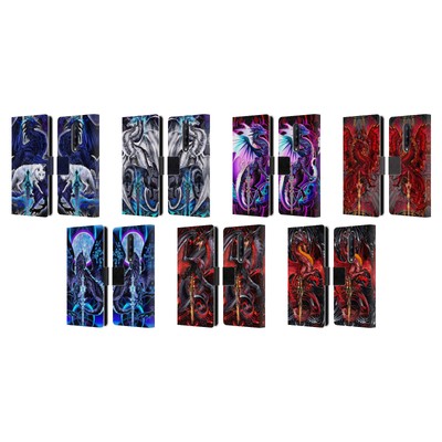 OFFICIAL RUTH THOMPSON DRAGONS WITH SWORDS LEATHER BOOK CASE FOR ONEPLUS PHONES