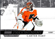 Carter Hart Flyers UD Predominant 2020-21 #PR-20 Hockey NM