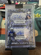 2025 Wild Card 5 Card Draw Stacked 1/1 Dual Auto Jonathan Taylor / Tyler Warren