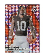 QUINSHON JUDKINS 2025 MOSAIC PURPLE REACTIVE MOSAIC PRIZM ROOKIE RC #276 $30.00