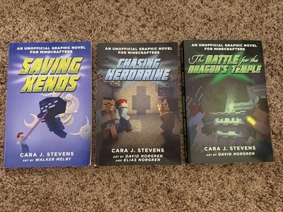 Graphic Novels For Minecrafters: Chasing Herobrine, Dragons Temple, Saving Xenos