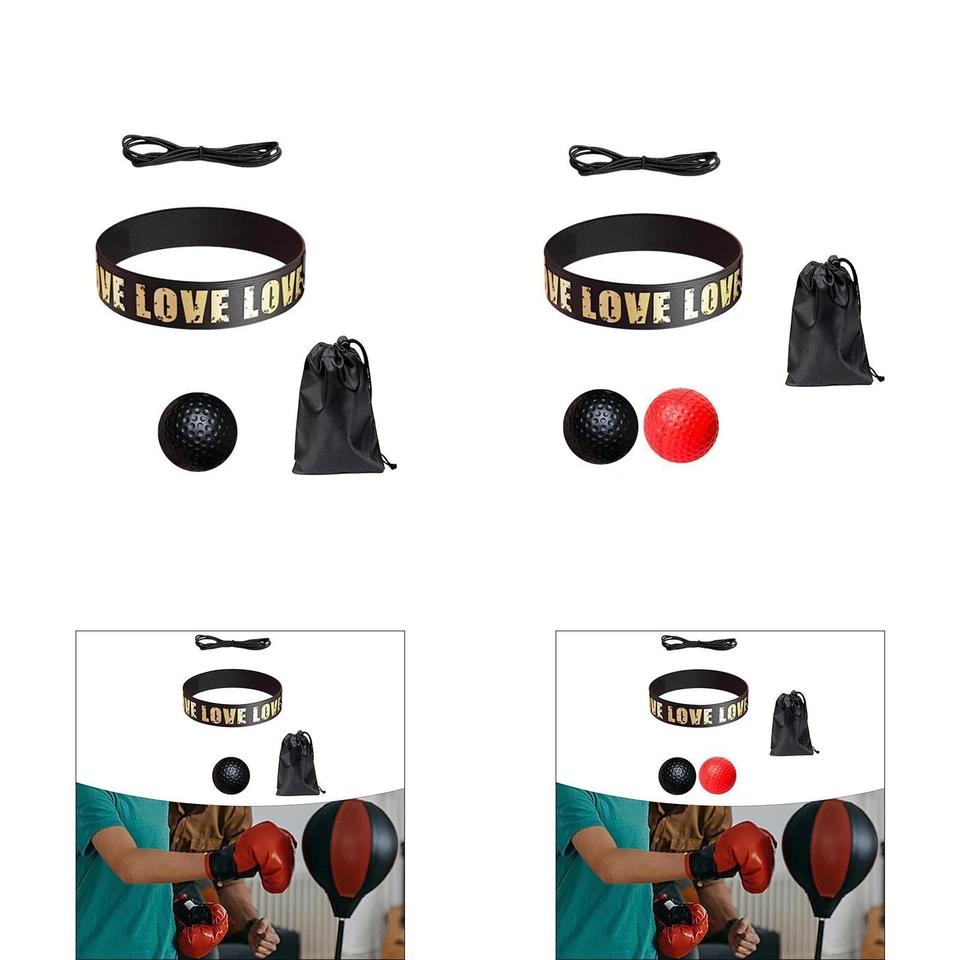 Boxing Reflex Ball Band Set Set Reflex Punching Ball pour l'entraînement - Photo 1/1