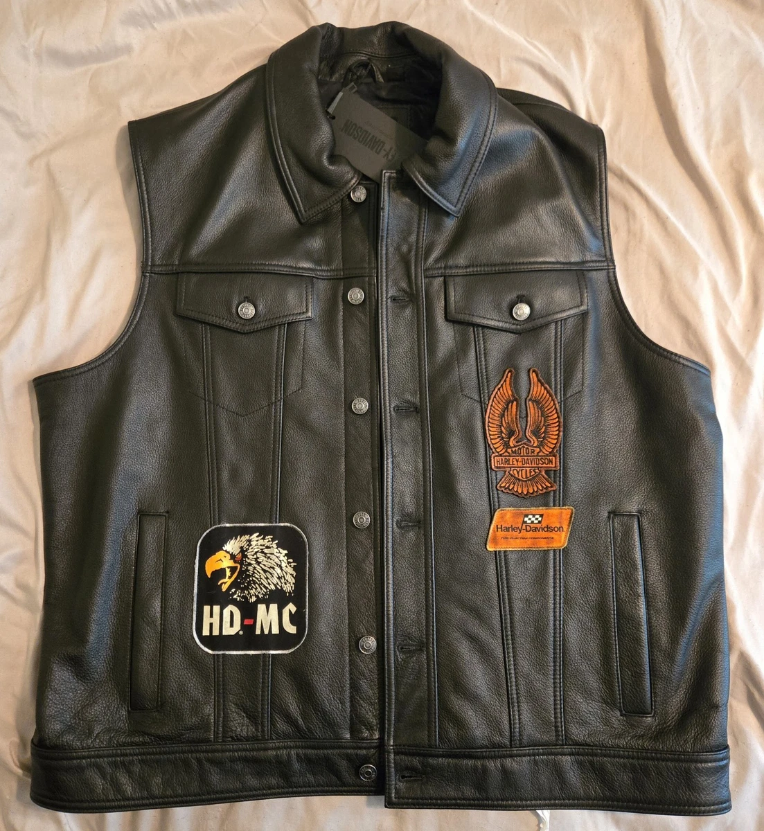 Harley-Davidson Black Vests for Men for Sale | Shop New & Used | eBay