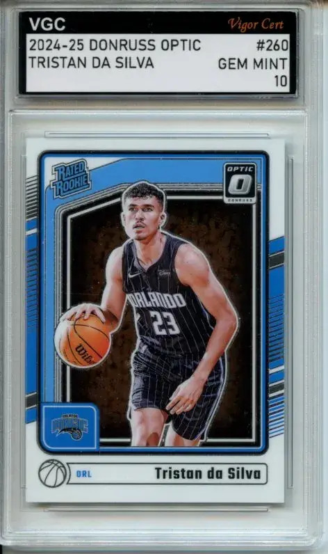 2024-25 PANINI DONRUSS OPTIC #260 TRISTAN DA SILVA ROOKIE VGC GEM MINT 10 IJ49