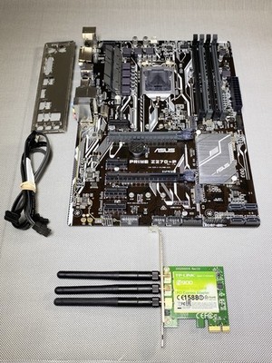 ASUS PRIME Z270-P LGA 1151 ATX Intel DDR4 Motherboard & I/O - Boots!