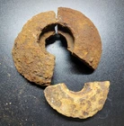 Three Original Dug Civil War Cannon Ball Fuse Hole Fragments Artillery Relics