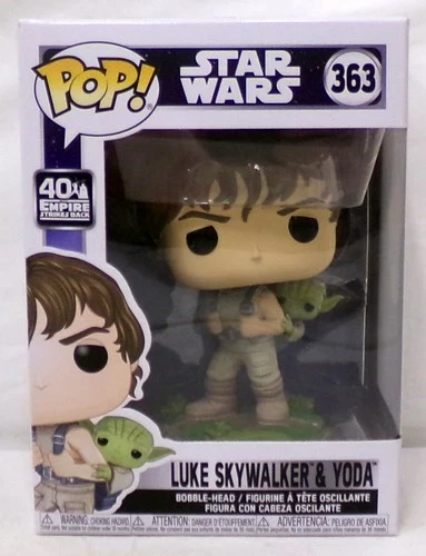 Funko Pop Disney Star Wars Empire Strikes Back 363 Luke Skywalker & Yoda