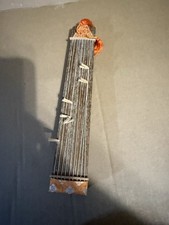 Vtg Japanese Traditional Instrument Koto 12 inch. DECOR.