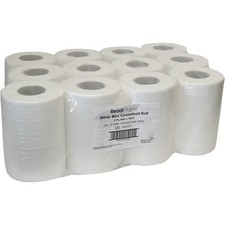 12 Rollen, Readi Mini CenterFeed 60m x 19cm Wischputztücher Tücher weiß
