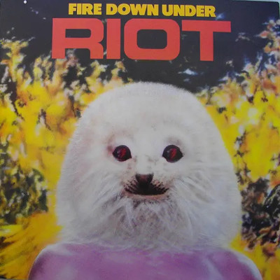 Riot Fire Down Under NEAR MINT Elektra Vinyl LP
