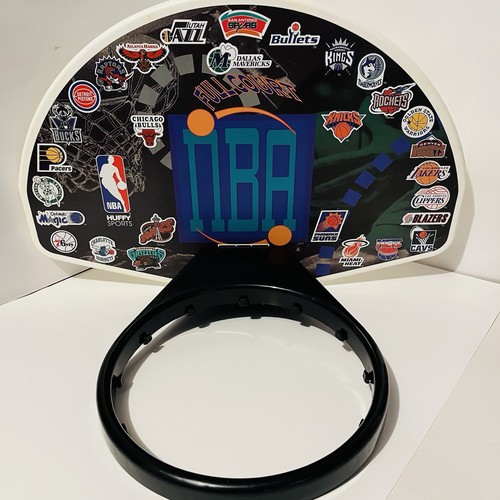 Vintage HUFFY Sports Jammer BASKETBALL BACKBOARD NBA Go Full Court Wall Decor