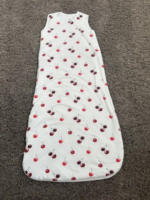 Kyte Baby Red White Cherry Sleep Sack Bag Size Medium 1.0 Tog New