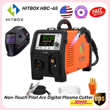65 A Non-Touch Pilot Arc Digital Plasma Cutter 110/220V Cutting Machine Helmet