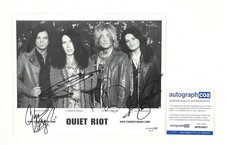 Quiet Riot Rare Signed Autographed 8x10 Promo Photo Signed Kevin DuBrow ACOA